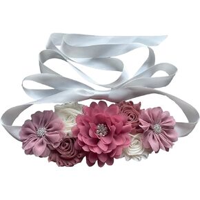 Wedding flowers sash belt Pregnancy sash maternity sashes