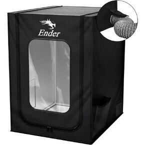 Creality Official 3D Printer Enclosure with Fan Interface, Fireproof Dustproof Constant Temperature Protective Cover 550*650*750mm for Ender 3S1/Ender 3S1 Pro/Ender 3V3 KE/Ender 3 Max/Ender 5 S1