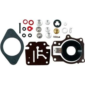Carburetor Carb Rebuild Repair Kit w Float Replacement for Johnson Evinrude 18/20/25/28/30/40 HP