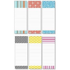 COLORED MEMO PADS Beautiful Colorful Sophisticated Designed Six Pack (B: 8 Pack Pastel Lined Pads)