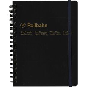 Roruban Memo Pad with the Pocket B6 Grid 70 Pages Blk