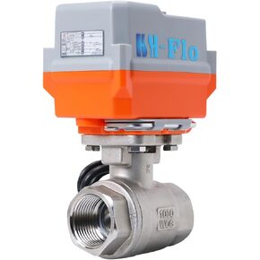 1/2" 3/4" 1" 1-1/4" 1-1/2" 2" 24VAC/DC 4-20ma 2 Way Stainless Steel NPT Proportional Integral Control Motorized Electrical Ball Valve (3/4 inch)