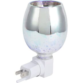 3D Plug in Wax Warmer for Scented Wax, Pluggable Fragrance Warmer Electric Smokeless Candle Warmer Candle Melter with Night Light Wax Warmer Decoration for Home, Bedroom, Living