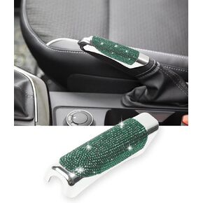 Car Handbrake Cover,Bling Handbrake Protective Cover,Crystal Rhinestone Handbrake Protector Cover,Hand Brake Decoration Cover,Car Supplies Lever Cover,Bling Car Accessories