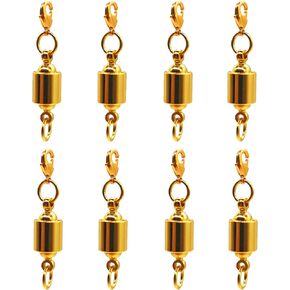 Locking Magnetic Jewelry Clasp, Screw in Magnetic Clasps for Necklaces Bracelet