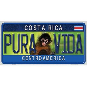 Costa Rica Novelty License Plate Over 20 Unique Styles
