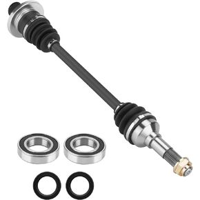 Rear Right CV Axle Drive Shaft & Wheel Bearing Set for Yamaha Rhino 450 YXR45F 2006-2009,Rhino 660 YXR66F 2006-2007 ATV Axle Replacement
