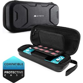 حافظة سفر مومبا لجهاز سويتش لايت 2019 ونينتندو سويتش 2017، حقيبة حمل صلبة ذات سعة كبيرة (أسود) in Kuwait