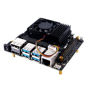 GeeekPi Jetson Nano Fan, Jetson Nano Aluminum Heatsink with PWM Speed Adjustment Fan 40x40x7mm for NVIDIA Jetson Nano Developer Kit B01 and A02 Version