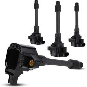 SCITOO 100% New 4PCS Ignition Coil Set Compatible for Honda Fit 1.5L 2015-2016 Automobiles Fit for OE: UF749