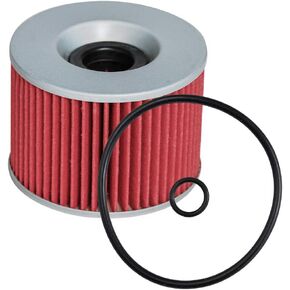 HIFROM Oil Filter Replacement for CB350F CB350G CB350K CB500K CB500F CB750 CB750F CB750K GL1000 Kawasaki KZ400D Z400 KZ400D KZ400S KZ400A Motorcycle Dirt Bike Replace HF401, KN401