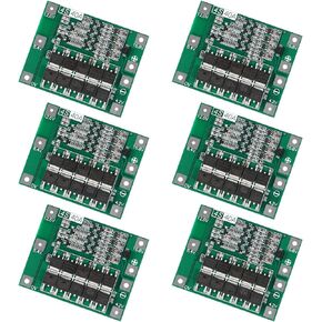 6pcs Enhanced 4S 40A 16.8V 18650 Lithium Battery Protection Board PCB BMS Charger Protection Circuit Balance Charging Module