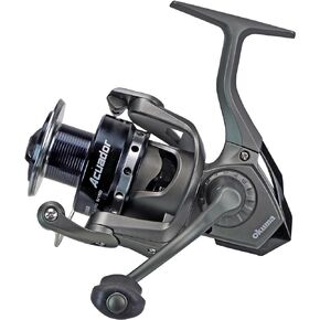 Okuma Acuador 4BB Steel Drive Lightweight Freshwater Spinning Reel, ACU-2500A, Black