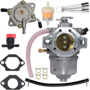 AM122852 Carburetor for John Deere GS75 HD75 185 260 265 tractors for Kawasaki FC540V 17HP Cycle Engine M97274 M97275 15003-2296 Carb with Fuel Pump