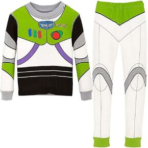Disney Boys Buzz Lightyear Costume PJ PALS Pajamas Size 4 Multi