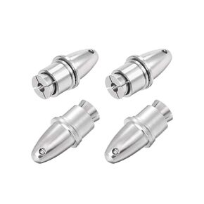 uxcell 4PCS RC Airplane Spinners Propeller Adapter Saver for Shaft Brushless Motor (3mm Aperture and 5mm Output Axle)