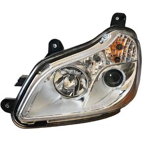 LONGLING Replacement Headlight Chrome Trim With Projector Low Near Beam Passenger Right SIde Headlamp Assemble Complete for Kenworth T680 2013-2020