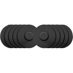 Adhesive Patches for Freestyle Libre 2 – Waterproof & Sweatproof for 10-14 Days, Pre-Cut Adhesive Tape, Continuous Glucose Monitor Sensor Cover – 10 Pack, Black