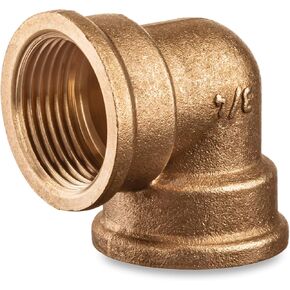 Pipe Fittings 90 Degree Elbow 3/4" Female Brass Elbow Threaded Brass Fitting in Kuwait