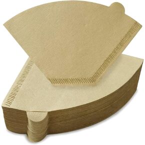 100 Count Coffee Filter #2 - Preserves Flavor and Convenience - Unbleached Cone Coffee Filters Fit for Drip Coffee Maker - Easy to Use and Dispose