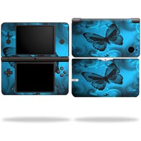 MightySkins Skin Compatible with Nintendo DSi XL wrap Sticker Skins Dark Butterfly