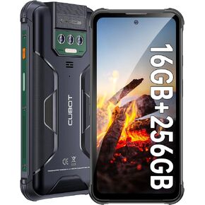 CUBOT KingKong Power（2023)Rugged Smartphone Unlocked -16GB RAM+256GB ROM(1TB Expandable),10600mAh Battery(33W),6.5" FHD+ Display,48MP+20MP Night Vision,Android 13 Cellphone with Flashlight,NFC (Black)