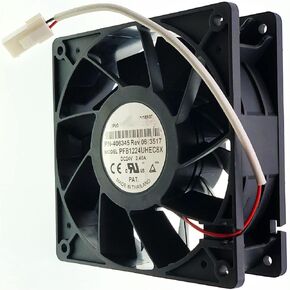 for PFB1224UHEC8X PN-406345 Rev 06 3517 Fan DC 24V 2.40A 12CM 120×120×38mm 5500RPM 2-Wire Cooling Fan