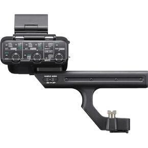 Sony XLR Handle Unit with a Variety of inputs and Controls,Black