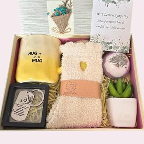 LTGICH Sympathy Gift Baskets, Condolences Gift Box for Loss of Loved One Dad Mom Husband Sister Friend,Sorry For Your Loss Gift Basket,Bereavement Grief Gifts,Grieving Gift Box for Funeral