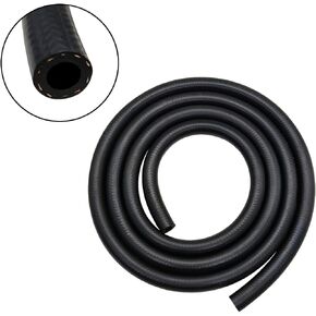 1"(25mm) ID×1.36"(34.5mm) OD 6.5FT NBR Rubber Fuel Line Hose Transmission Push on Lock Hose Tube for Fuel Systems Engines 300PSI