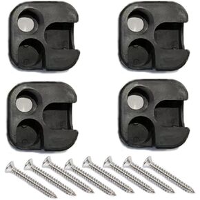 4 Pack Folding Chair Replacement Foot with Screws Camping Outdoor Stool Outside Lawn Table Feet for Pole Swivel Joint Base Camp Fishing Seat Repair Accessories Maintenance Replace (14mm/0.55")