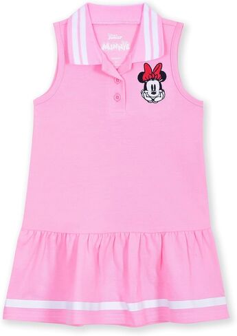 Disney Minnie Mouse Girls Collar Dress for Toddler and Big Kids in Kuwait