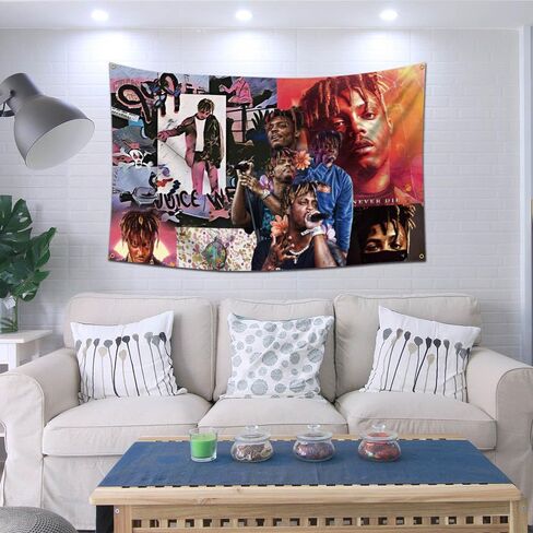 ENMOON Rapper Singer Tapestry 3x5Ft Tapestry Wall Hanging Living Room Bedroom Dorm Aesthetic Decor in Saudi Arabia