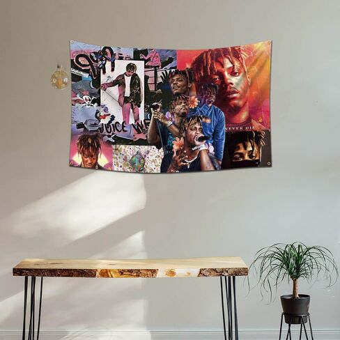 ENMOON Rapper Singer Tapestry 3x5Ft Tapestry Wall Hanging Living Room Bedroom Dorm Aesthetic Decor in Saudi Arabia
