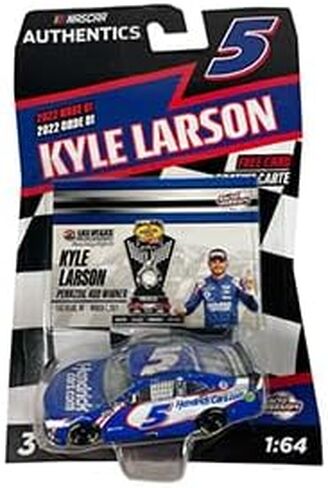 كايل لارسون 2022 - فوز لاس فيغاس ببطاقة التداول - الموجة 01 - Nascar Authentics 1/64 in Kuwait