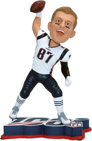 شخصية Rob Gronkowski New England Patriots Limited Edition Bobblehead القابلة للتجميع، 100 قطعة in Kuwait