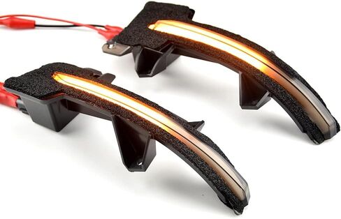 2pcs Dynamic Turn Signal LED Side Wing Mirror Indicator Blinker Sequential Light Compatible with Hon-da Ci-vic 11th Gen. 2021 2022 FE/FL-Blue+Yellow in Saudi Arabia