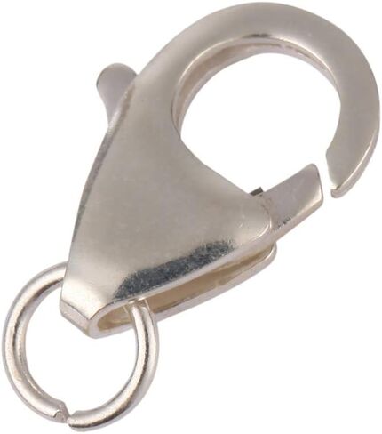10pcs Adabele Authentic Gold Plated Sterling Silver 10mm (0.39 Inch) Small Raindrop Lobster Claw Trigger Clasps Hypoallergenic Nickel Free for Jewelry Making SS20-10 in Saudi Arabia