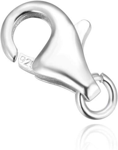 10pcs Adabele Authentic Gold Plated Sterling Silver 10mm (0.39 Inch) Small Raindrop Lobster Claw Trigger Clasps Hypoallergenic Nickel Free for Jewelry Making SS20-10 in Saudi Arabia