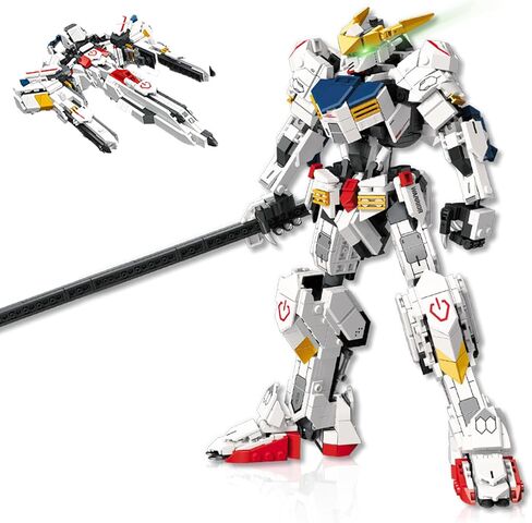 Velance Mech Robot Transforming Building Blocks Set, Warrior City Action Mech & Fighter Jet Building Toy Kit, Mecha Robot Building Block Model for Kids & Adults, Birthday, Christmas Day Gift(394 Pcs) in Saudi Arabia