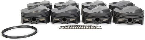 MAHLE Original Piston, Elite Sportsman, Forged, 4.600 in Bore, 0.043 x 0.043 x 3 mm Ring Grooves, Plus 42.0 cc, Big Block Chevy, Set of 8 in Saudi Arabia