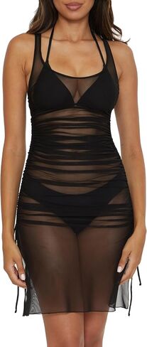 BECCA Muse Convertible Shirred Dress, Casual, Beach Cover Ups for Women in Saudi Arabia