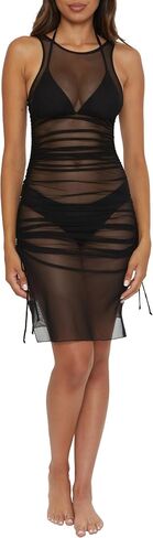 BECCA Muse Convertible Shirred Dress, Casual, Beach Cover Ups for Women in Saudi Arabia