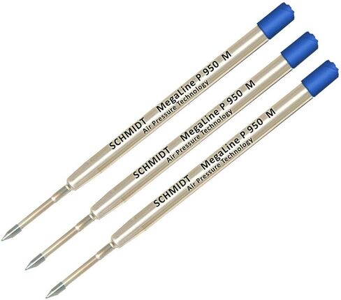 مجموعة Lanier Combo Pack - 3 عبوات - Schmidt P950 M MegaLine عبوة حبر جاف مضغوط بالحبر الأزرق بطرف متوسط in Saudi Arabia