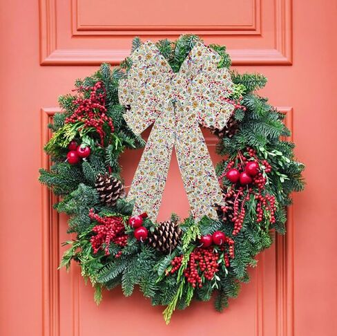 شريط سلكي مكسيكي لأكاليل الزهور مقاس 2.5 بوصة شريط فروع ملونة لطيور أوتومي: لون (6 ياردات) ترتيب زهور حرفية تغليف الهدايا شريط حافة سلكية أرتيسانيا ميكسيكانا in Kuwait