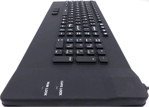 DSI Waterproof Silicone Keyboard with Integrated Mouse Button - IP68 Industrial Rugged IKB108 in Saudi Arabia