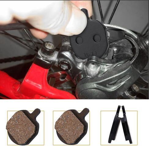 4 Pairs Bike Brake Pads 8PCS Mountain Bike Semi Metallic Resin Brake Pads for Hayes Sole MX2/3/4/5 CX5 GX C GX2 in Saudi Arabia