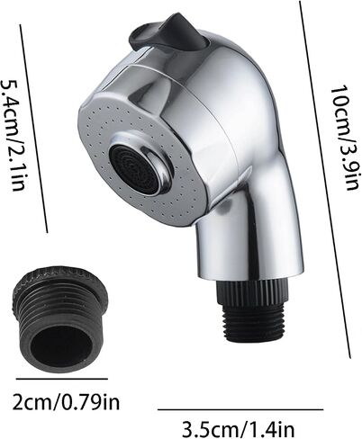Sink Faucet Sprayer Attachment,Salon Shampoo Bowl Spray Head Side Control Button Pedicure Chair Sprayer Shower Head Adjustable Hair Washing Handheld Shower Head Salon & Spa Chairs Sprayer Head in Saudi Arabia