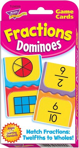 Fractions Dominoes Challenge Cards in Saudi Arabia