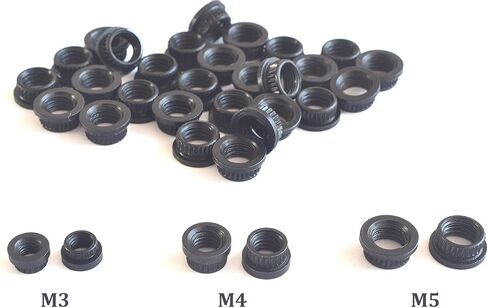 M3 Stainless Carbon Steel Self clinched Clinching Rivet Nut Fastener 30pcs/Pack M3 Carbon Steel Press nut in Saudi Arabia
